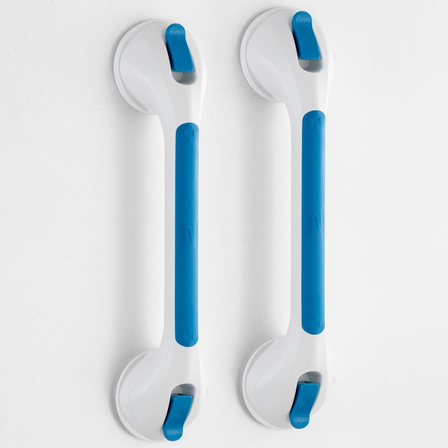 TAILI Grab Bars for Bathtubs and Showers 2 Pack Suction Grab Bar, Heavy Duty Shower Handle Removable Bath Handrails for Seniors and Elderly, Bathroom Safety Grip No Drilling Waterproof,Grey