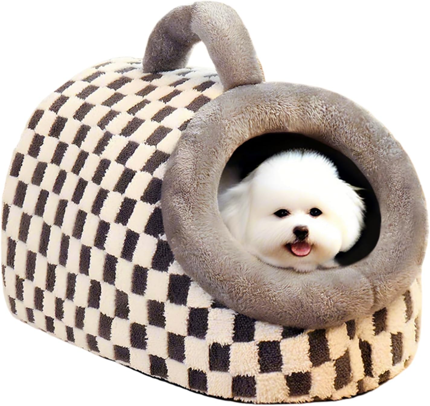 Cat Bed for Indoor Cats - Cat Cave Beds Cat House Cat Tent with Removable Washable Cushioned Pillow, Soft Kitten beds,Cat Beds & Furniture, for Small and Medium Pet Bed (Yellow, M)