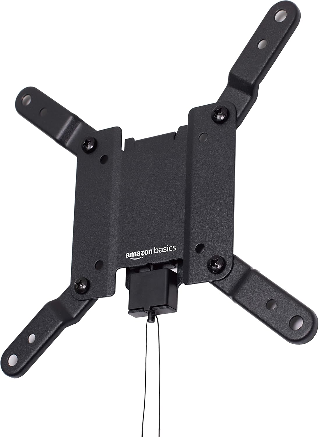 Amazon Basics Full Motion Articulating TV Wall Mount, with Swivel and Tilt, for 26" to 55" TVs and Flat Panels up to 80 Lbs, VESA Compatible, Black