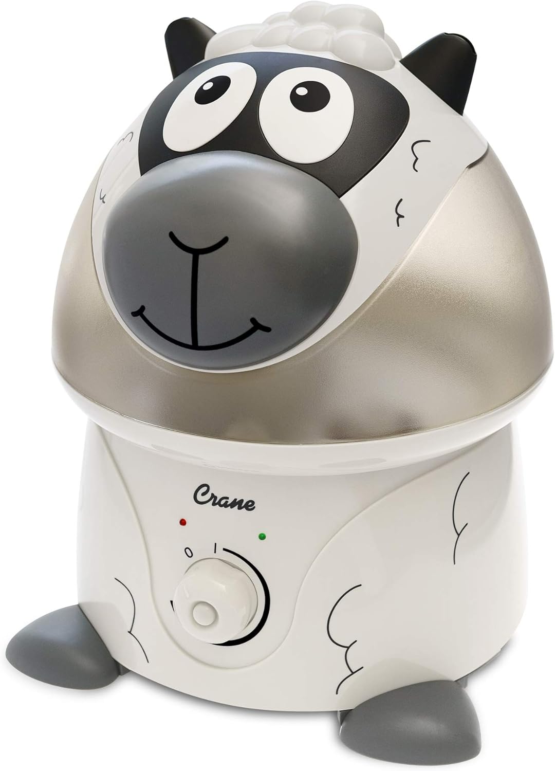 Crane 1 Gallon Animal Cool Mist Ultrasonic Humidifier for Kids' Bedroom and Nursery, Automatic Shut off, Adjustable Output, Fox