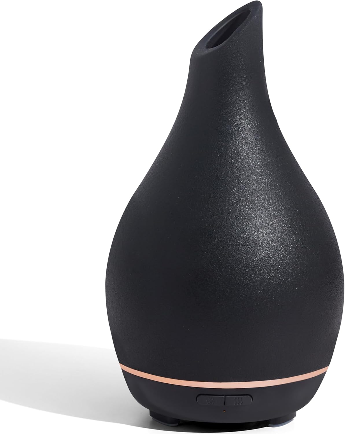 InnoGear Essential Oil Diffuser, 150ml Ceramic Diffuser Handcrafted Stone Aromatherapy Diffusers Ultrasonic Cool Mist Humidifier Vaporizer 2 Mist Modes Waterless for Home, White Vase-Shaped Ceramic