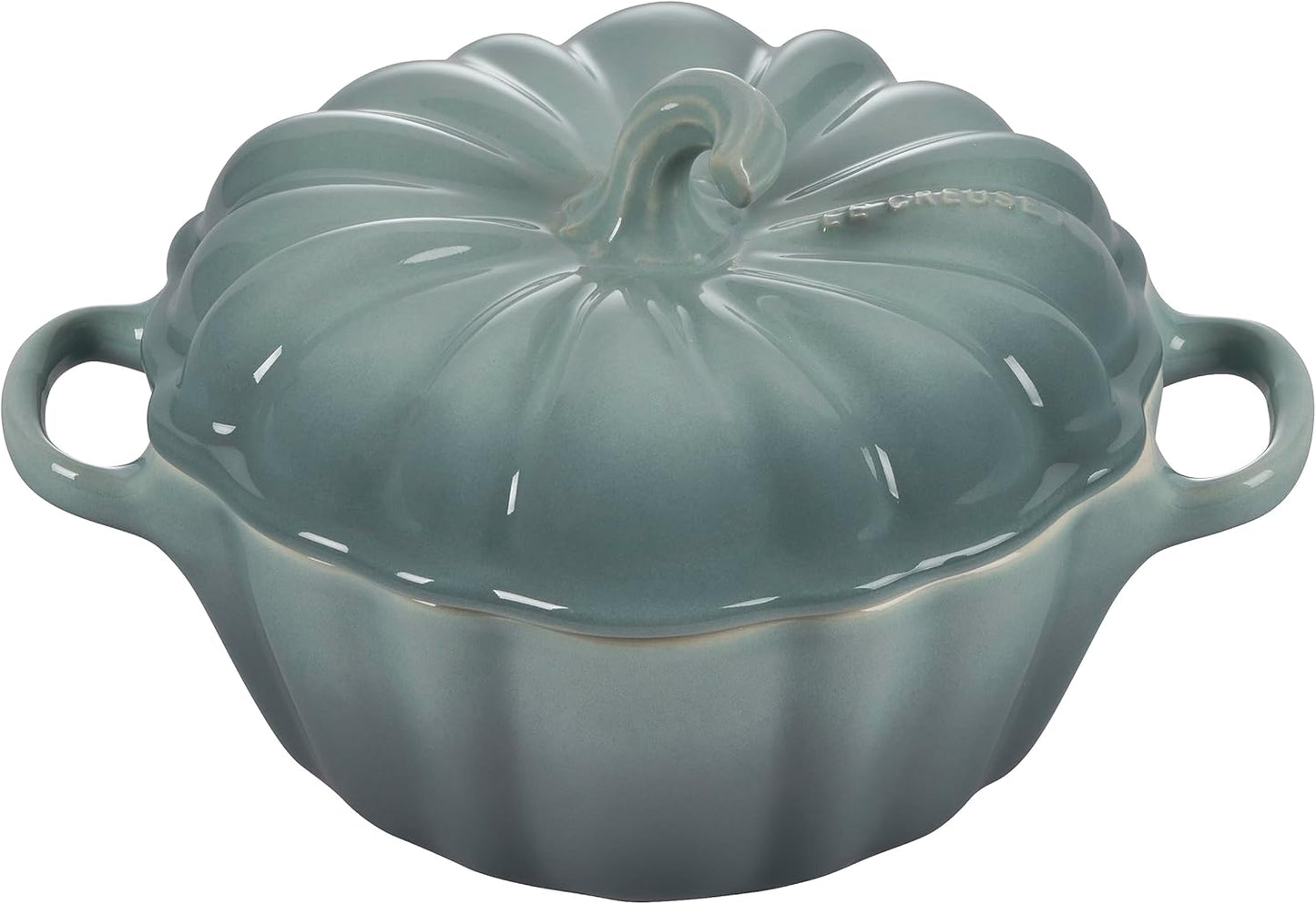 Le Creuset Stoneware Pumpkin Mini Cocotte, 12 oz., Olive