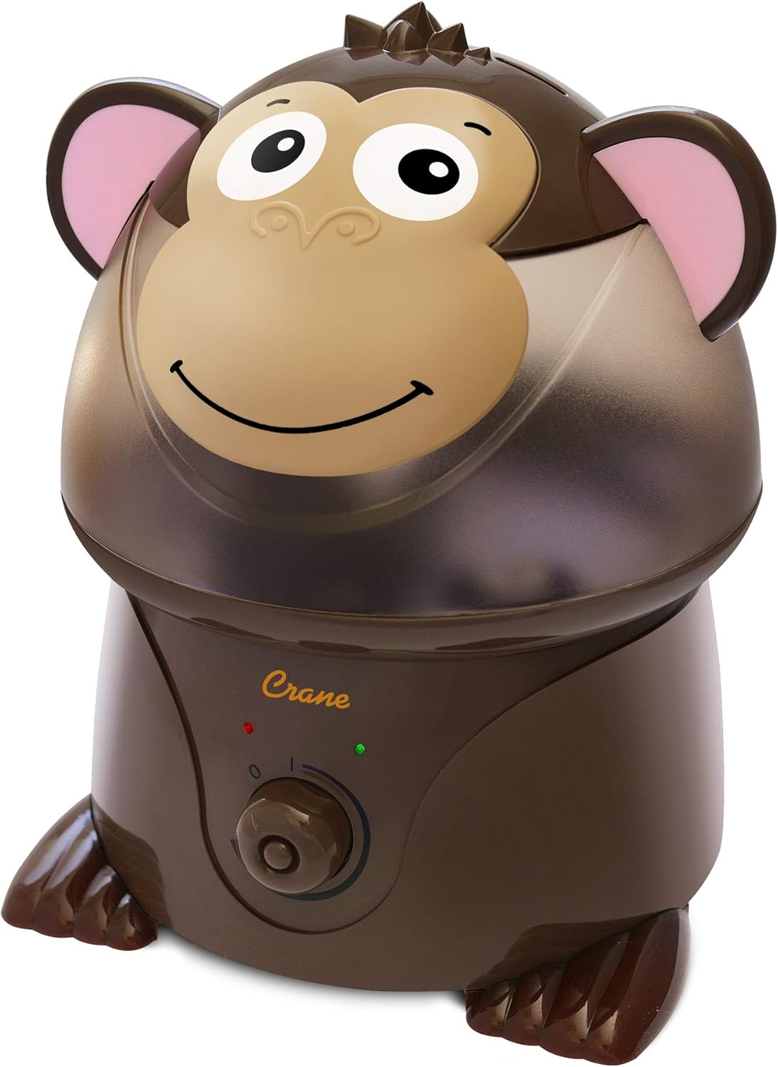 Crane 1 Gallon Animal Cool Mist Ultrasonic Humidifier for Kids' Bedroom and Nursery, Automatic Shut off, Adjustable Output, Fox