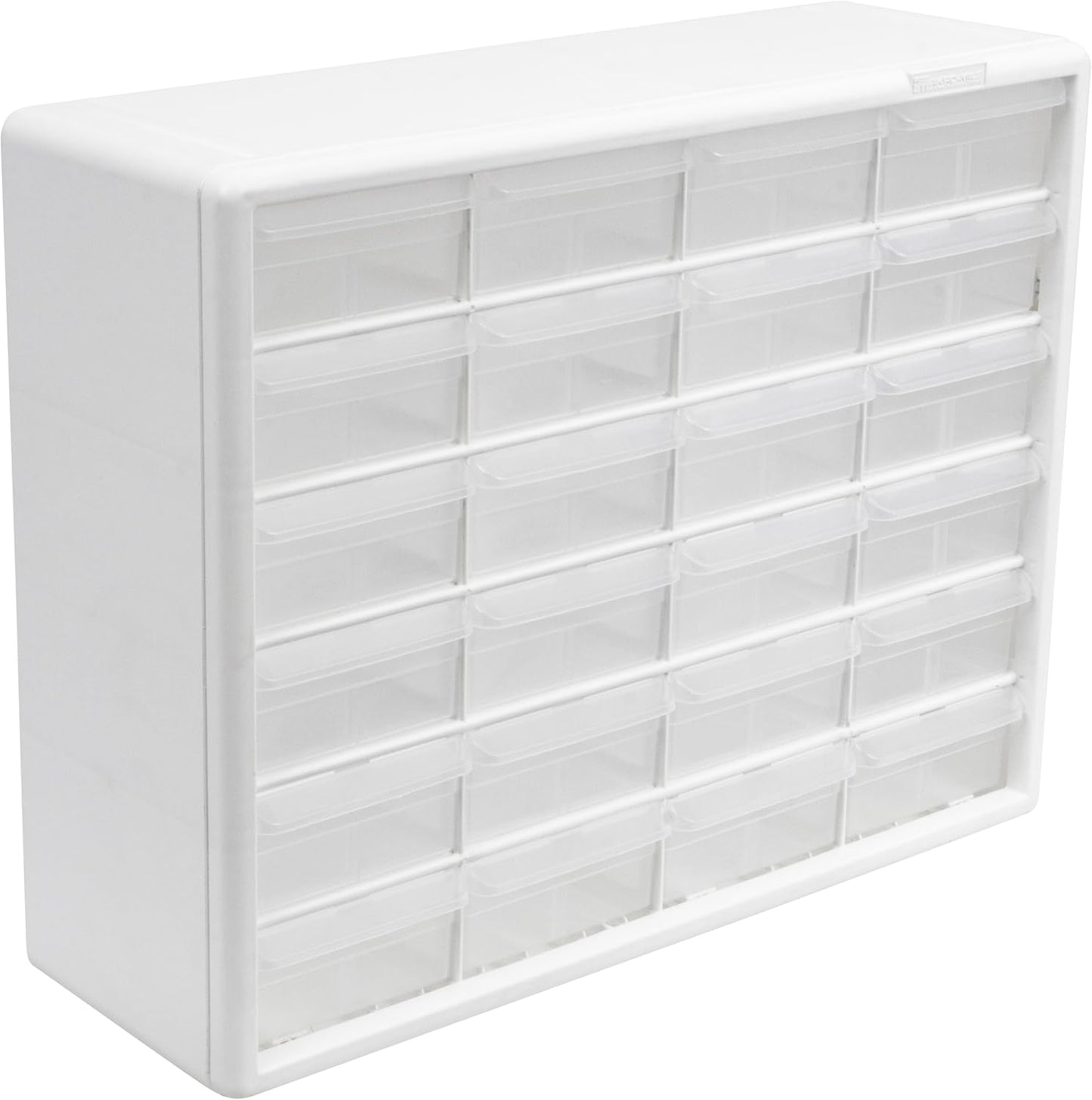 Akro-Mils 44-Drawer Plastic Drawer Storage Cabinet for Garage Organization, Bead Organizer, Building Bricks Storage, Teacher Toolbox, Makeup Organizer, 20" W x 6" D x 16" H, 10144 Black