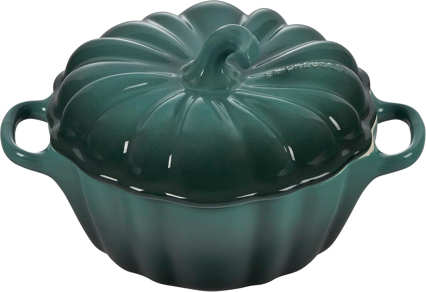 Le Creuset Stoneware Pumpkin Mini Cocotte, 12 oz., Olive