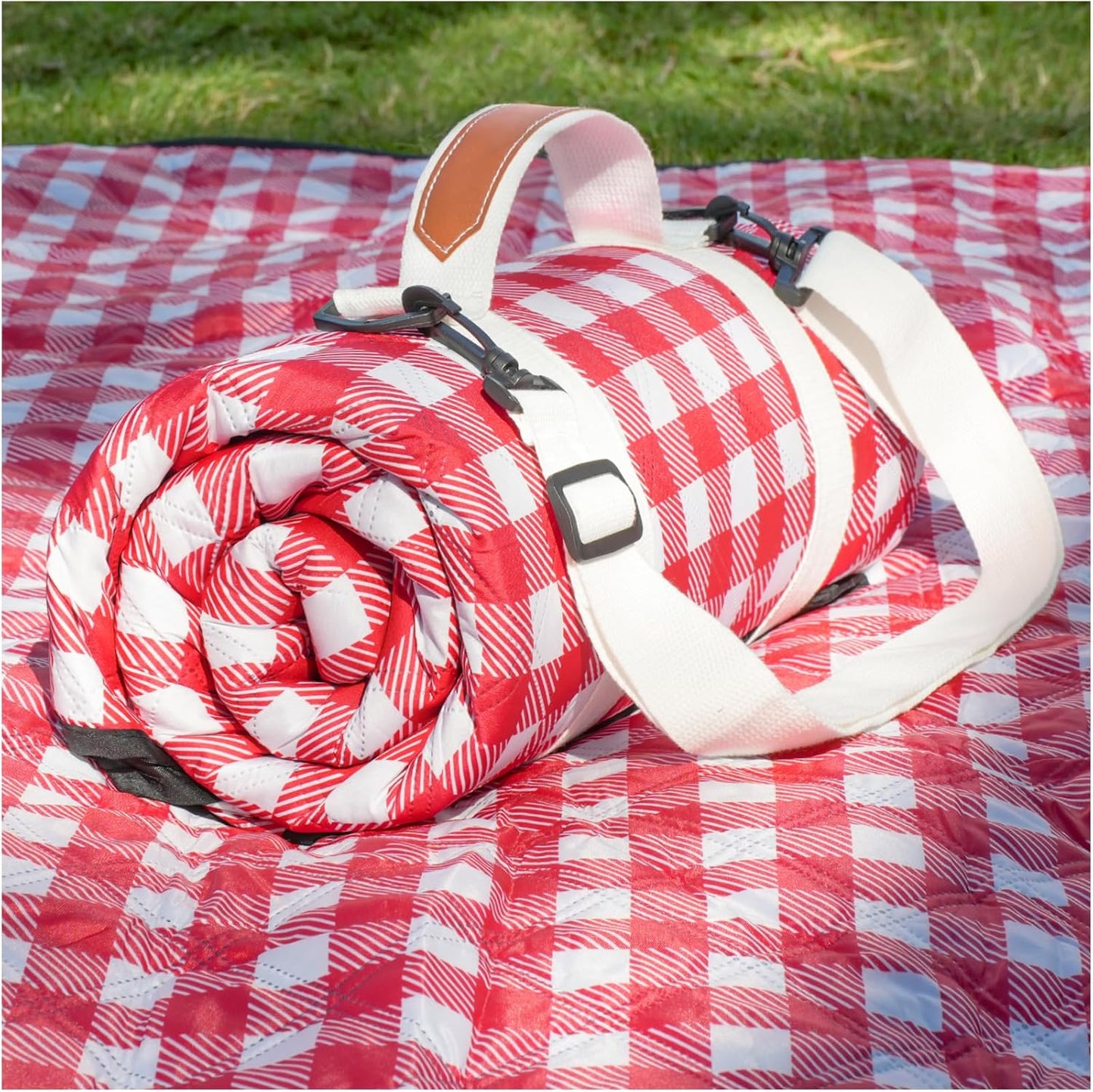 Genovega Waterproof Picnic Blanket Beach Outdoor Camping Mat Extra Large Foldable Cute Big Travel Essential Accessories Gift Park Patio Lawn Garden Grass Ground PlayMusic Festival Concert Must Have