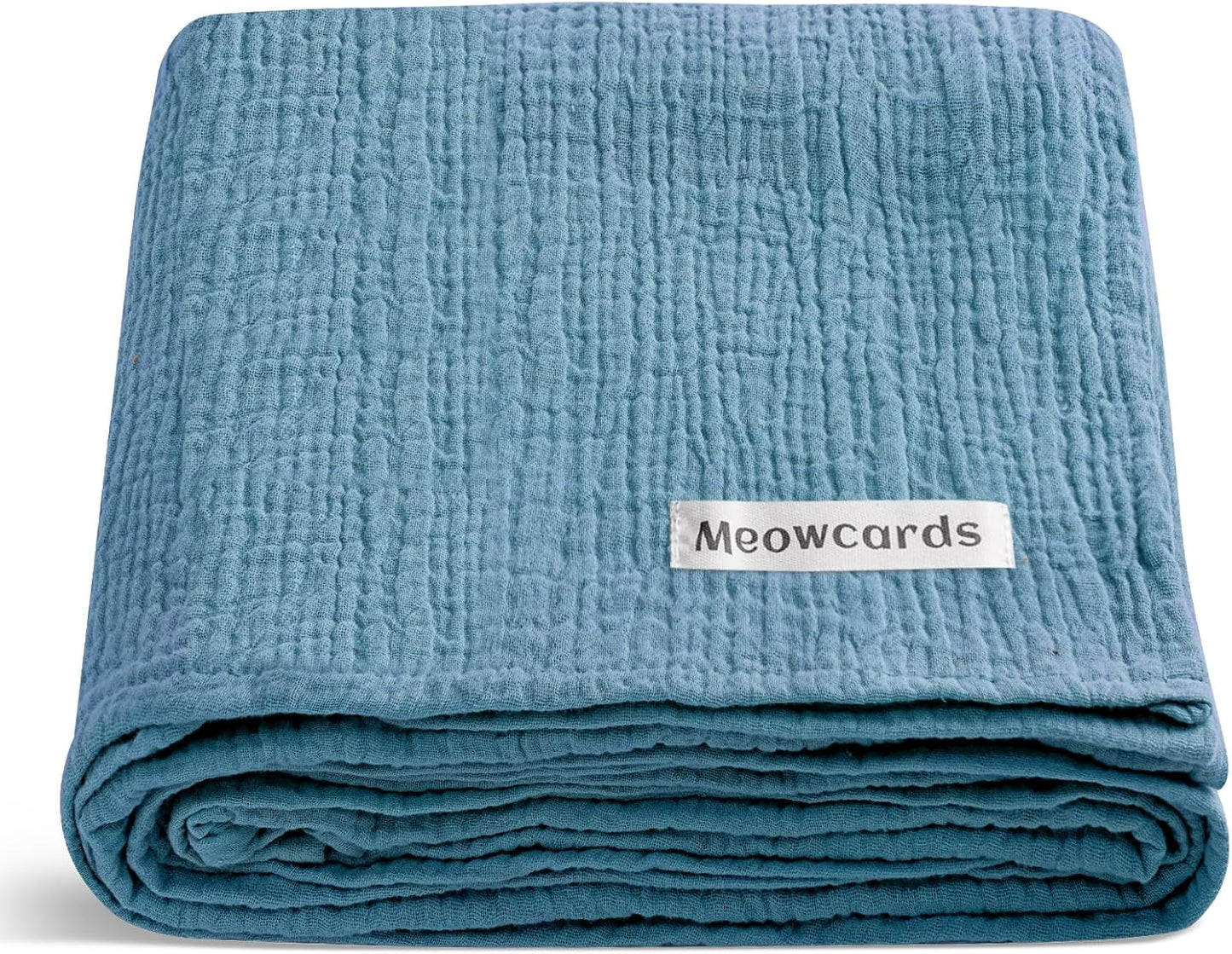 Muslin Ruffled Baby Blanket, Extra Large 52 x 52 Inches, Soft Breathable Cotton Crib Blanket for Newborn Infant Toddler (Hoppy Dreams-Ruffled, Printed)