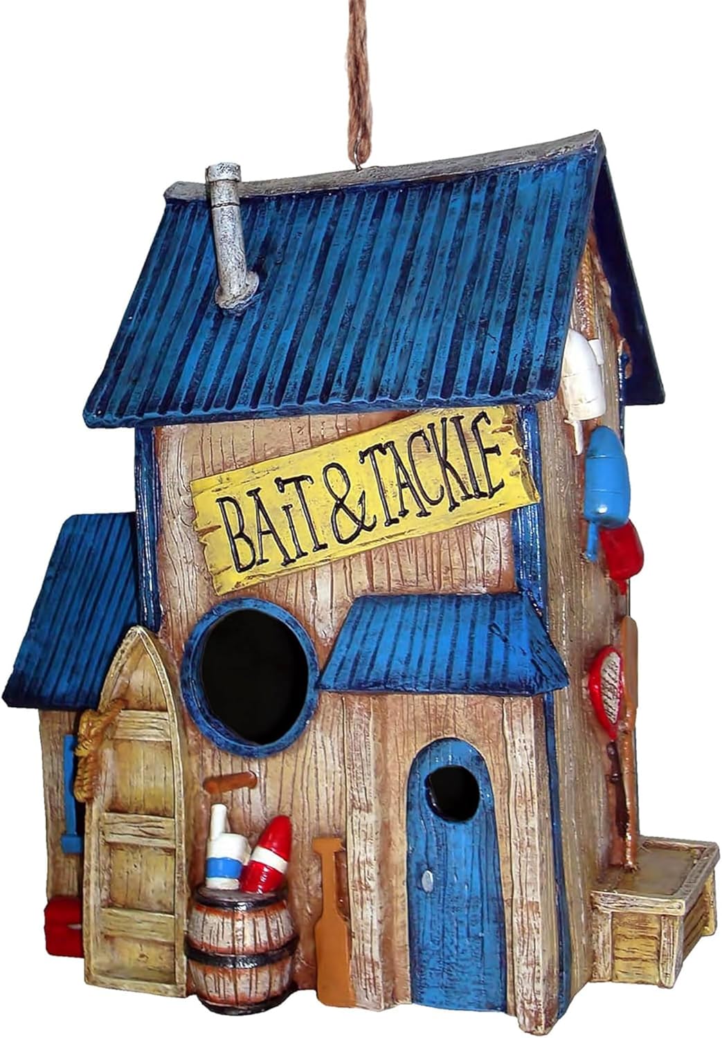 Spoontiques - Birdhouse - Garden Décor - Decorative Bird House for Yard and Garden Decoration - Hanging Novelty for Outdoor Patio - Church Birdhouse